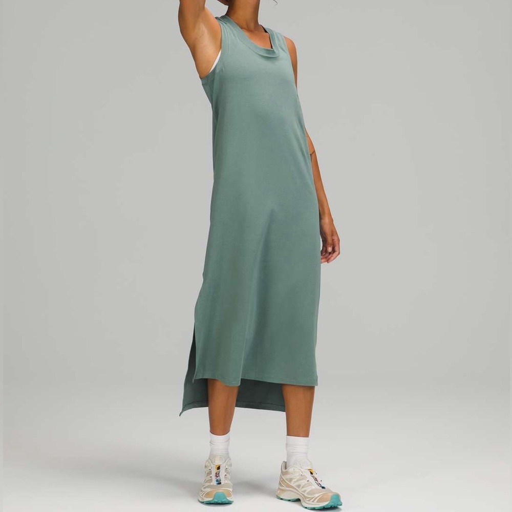Lululemon All Yours Tank Maxi Dress-Tidewater Teal